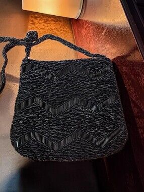 Vintage Beaded Soft Bag..